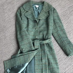 Green Wool Coat